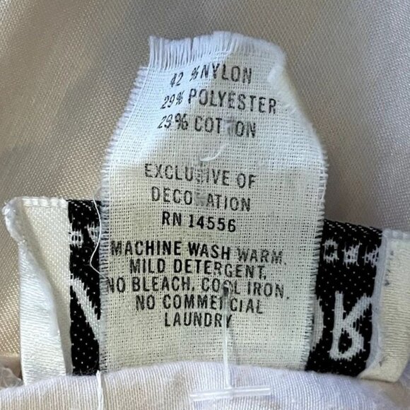 80s Vintage Miss Dior Light Pink Satin Balloon Sleeve Deep-V Midi Nightgown M - Picture 7 of 9